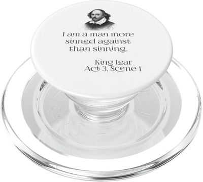 Shakespeare Play Cita de King Lear de William Shakespeare PopSockets PopGrip para MagSafe
