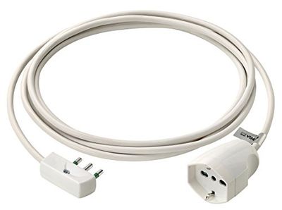 Vimar 0P32381.B Rallonge universelle 3 m, 3G1, Spa17, blanc
