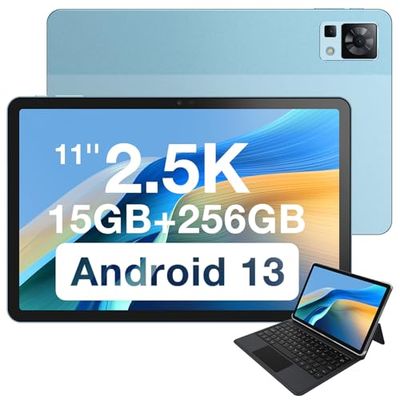 DOOGEE T30 Pro Tablet z systemem Android 13, 11 cali 2,5K Tablet dotykowy, 15+256 GB/ 8580mA/20 MP+8MP/Helio G99/Dual 4G LTE+5G WiFi/Widevine L1/Type-C/OTG/GPS