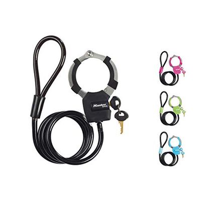 MASTER LOCK 8275EURDPRO Antifurto per Bicicletta, Cavo e Manette, colori assortiti