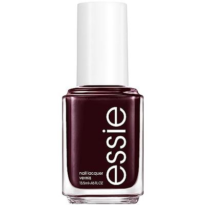 Essie Nail Polish 49 Wicked Deep Dark Red Colour, Original High Shine and High Coverage Nail Polish 13.5 ml