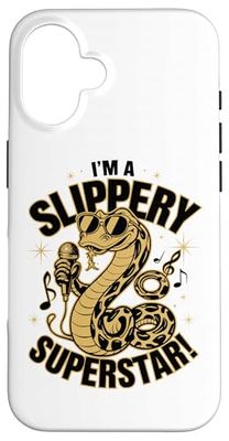 Im A Slippery Superstar Snake Microphone Vibe Case for iPhone 16