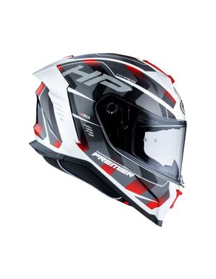 Premier Helm Hyper, Zwart, Rood en Wit, M+, Unisex
