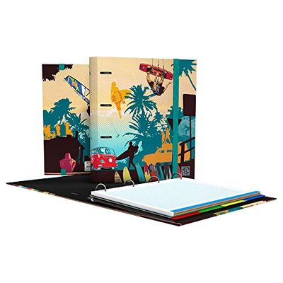 Carpebook A4 4 ringen 35 mm reserveonderdeel 100hj 90gr Sunshine diverse