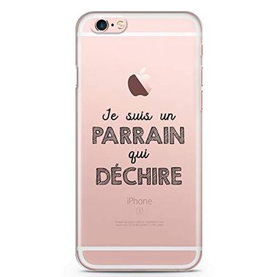 ZOKKO Etui iPhone 6s I'm A Rips Godfather - Miękkie, przezroczyste, czarny tusz