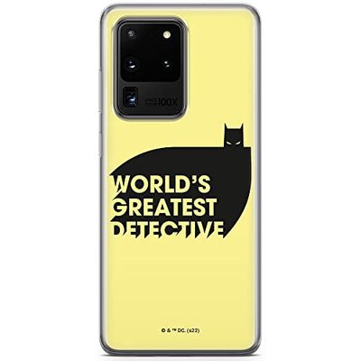 ERT GROUP mobiltelefonfodral för Samsung S20 ULTRA / S11 PLUS originalt och officiellt licensierat DC mönster Batman 051 optimalt anpassad till formen på mobiltelefonen, fodral tillverkad av TPU-plast