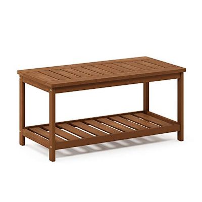 Furinno uteplats bord, trä, naturligt, en storlek