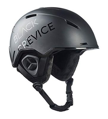 Black Crevice Unisex - Volwassenen Skihelm Vail, zwart mat/zwart, L (58-61 cm)