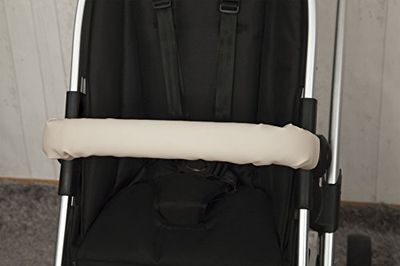 Babyline afdekking voor kinderwagen van kunstleer Gris