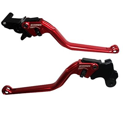 ACCOSSATO Paire de Leviers Rouge pour Mv Agusta Brutale 675 de 2012 à 2017 (CC 675)