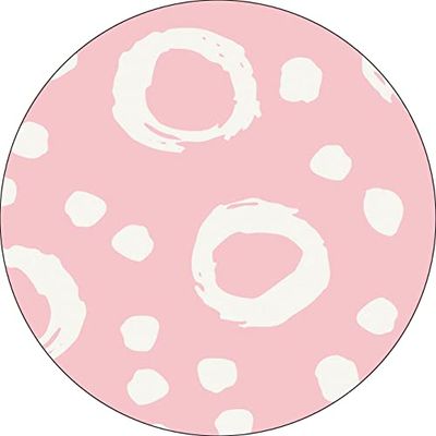 Bonateks, Round Digital Printed Mouse Pad, Non-Slip Base, for Office and Home, Diameter:22cm