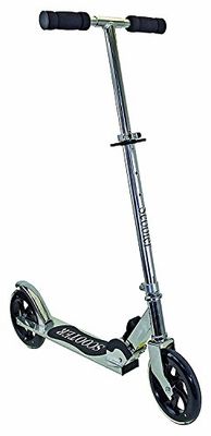 MESSINGSHLAGER 659939_4015493650263, Mini Scooter, 200 mm Wheels Uomo, Argento (Silber)