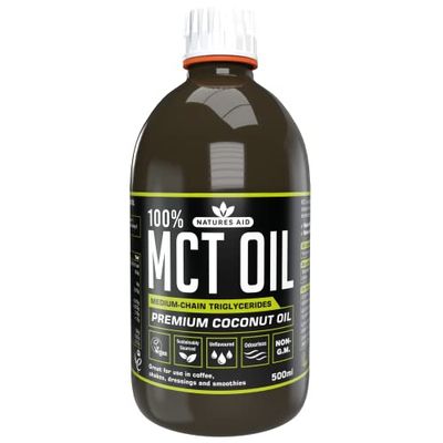 Natures Aid 100 Percento MCT Coconut Olio 500 ml