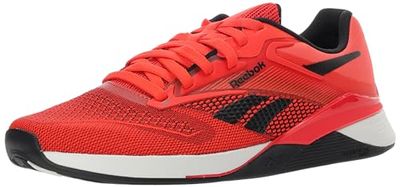 Reebok Unisex Nano X4 sneakers, DYNRED/Svart/PURGRY, 8.5 UK, Dynred Svart Purgry, 42.5 EU