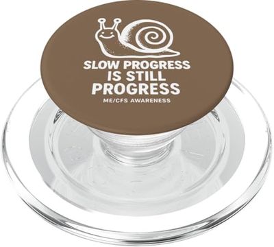 EL PROGRESO LENTO TODAVÍA ES PROGRESO - CONCIENCIA DE YO/CFS - CARACOL PopSockets PopGrip para MagSafe