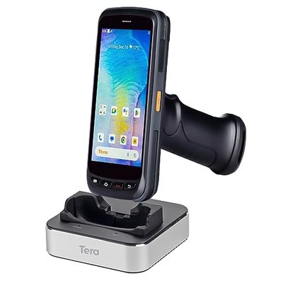 Tera Scanner de Codes à Barres Android 11 PDA Terminal Zebra SE4710 NFC Ordinateur Mobile Portable avec Ecran Tactile BT 5.0 4G WiFi GPS 8000mAh 1D 2D QR pour Entrepôt Inventaire Logistique P172