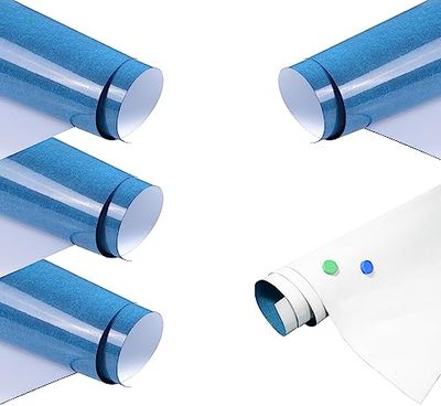 5pz 60cm x 40cm Foglio Metallico per Magneti, Premium Autoadesiva, Pellicola di Ferro Lavagna Magnetica, Eccellenti Proprietà Recettive ai Materiali Magnetici, Scrivere Cancellare, TKD9020-60cm-5X
