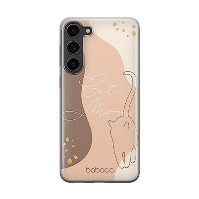 ERT GROUP mobiel telefoonhoesje voor Samsung S23 PLUS origineel en officieel erkend Babaco patroon Cats 006 optimaal aangepast aan de vorm van de mobiele telefoon, hoesje is gemaakt van TPU
