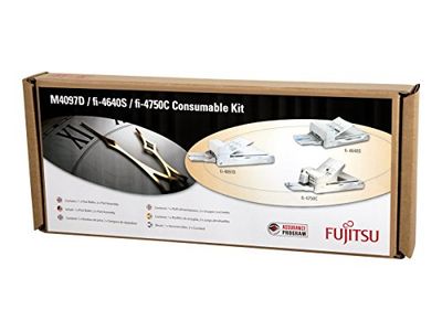 Fujitsu CON-3951-016A pieza de repuesto de equipo de impresión Kit de consumibles Escáner - Piezas de repuesto de equipos de impresión (Kit de consumibles, Escáner, Fujitsu, M4097D, fi-4640S, fi-4750C, CON-3951-200K, Multicolor)