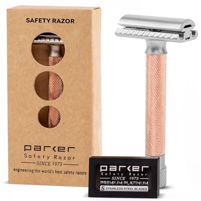 Parker Safety Razor Parker rasoio di sicurezza variant regolabile versione rosegold