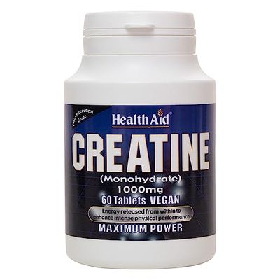 HealthAid Creatine Monohydrate 1000mg - 60 Tablets