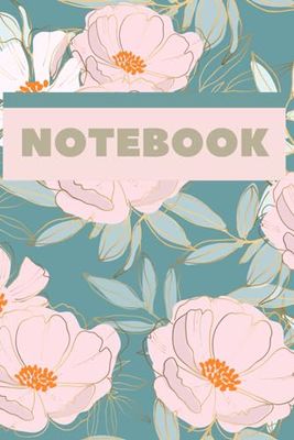 Notebook: Floral notebook for lists, note taking, writing, journal