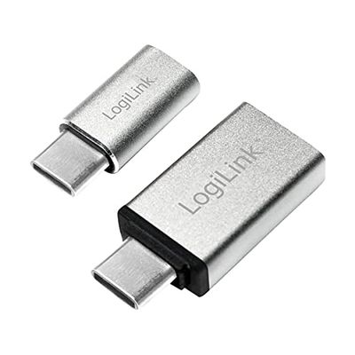 Logilink au0040 USB 3.1 (Type C) vers USB 3.0 Adaptateur Micro USB (Type A) Argent