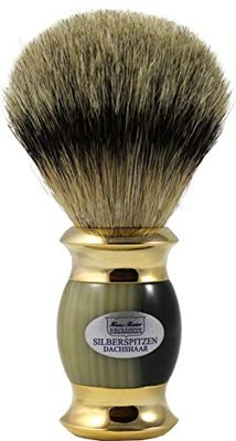 Hans BAIER Exclusive pennello da barba Horn imitazione – Misura. 2