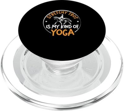 El pantalón elástico es mi tipo de yoga divertido amante de la equitación de doma PopSockets PopGrip para MagSafe