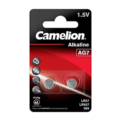 Camelion 120 50207 AG 7 LR57 - Batteria multicolore (confezione da 2)