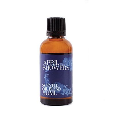 Mystix London | April Showers Scented Oil Blend 50ml | Fresh Tea Tree, Bergamot, Orange & May Chang Essential Oils | Ideal for Aromatherapy, Massage & Skincare | Versatile & Long-Lasting Scent