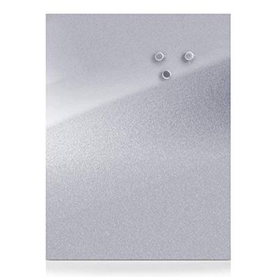 Zeller 11119 Bacheca Magnetica, Stainless Steel, Argento, 79.5x60x1.4 cm