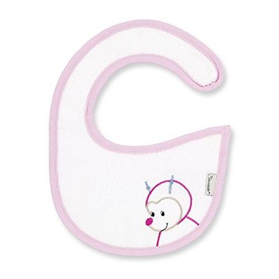 Sterntaler Bavoir de Naissance Imperméable Motif Katharina la Coccinelle Blanc