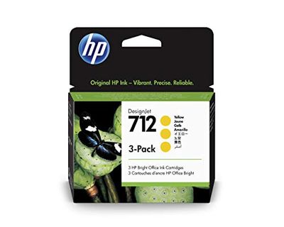 HP 3ED79A/712 Ink cartridge yellow multi pack 29ml Pack=3 for HP DesignJet T 200