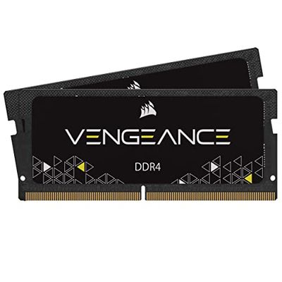 Corsair Vengeance SODIMM 8GB (2x4GB) DDR4 2666MHz CL18 geheugen voor laptop/notebooks (ondersteuning voor Intel Core™ i5 en i7 processors van de 6e generatie) zwart