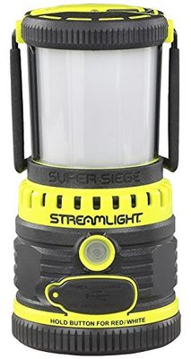 Streamlight 44946 Super Siege 1100-Lumens Lanterne Rechargeable pour l'Extérieur et le Camping, avec Prise AC internationale, Jaune