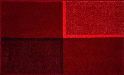 Grund DIVISO Tapis de Bain, Polyacrylique Supersoft, Rubis, 60x100 cm