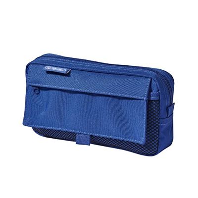 Herlitz Fourre tout avec deux poches, 21 cm Bleu