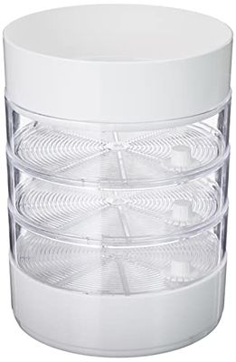 Nobby - 3-bakken Zaai- en Zaaimachine - Kunststof - Wit - Modern - Indoor - 20.32 cm x 15.24 cm x 15.24 cm