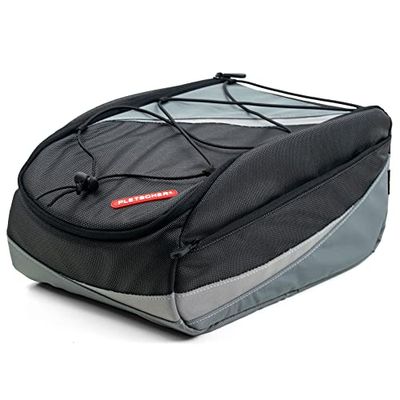 Pletscher 2179841600, Borsa per Portapacchi. Unisex Adulto, Nero, 35 x 27 x 21cm