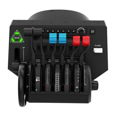 Honeycomb Aeronautical Bravo Throttle Quadrant with Auto Pilot & Annunciator Panel in aviation quality for flight simulator , Universal control system for simmer and pilots , PC