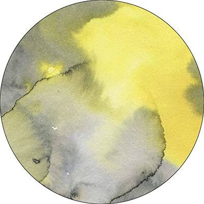 Bonateks, Ronde digitaal bedrukte muismat, antislip onderkant, voor kantoor en thuis, diameter: 22 cm