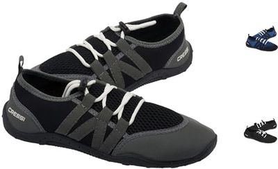 Cressi Sub S.p.A. Elba Pool Chaussures de Plage & Piscine Mixte Adulte, Noir/Gris, 42