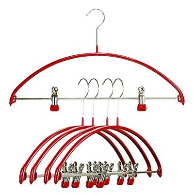 MAWA Lot de 5 Barres pour Pantalon Rouge