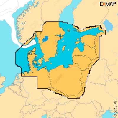 NAVICO LOGISTICS EUROPE BV SKAGERACK, Kattegatt en Baltic Sea/M-EN-T-200-D-MS/Discover X-L-EEUR DCM-012, overig, meerkleurig, één maat