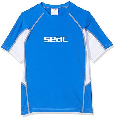 SEAC RAA Short EVO T-shirt para snorkeling e natação com proteção UV unissexo para crianças (embalagem de 1)