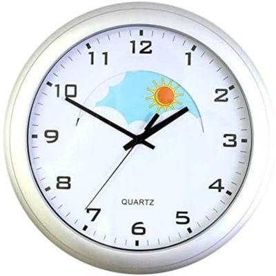 NRS Healthcare Day and Night Graphics Analogue Wall Clock (Eligible for VAT Relief in The UK)