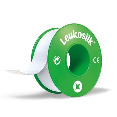 Leukosilk Rolpleister voor de gevoelige huid 2,5 cm x 5 m, hoeveelheid: 1