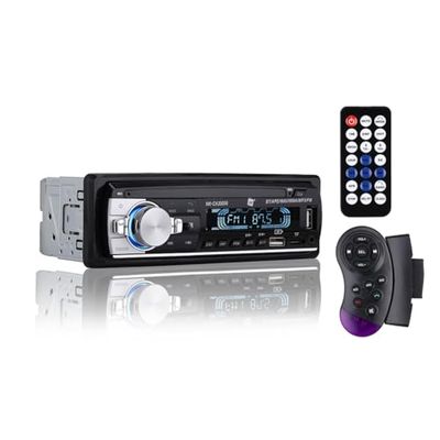 NK Auto Radio voor de auto met RDS - 1 DIN - 4x40W - Bluetooth 5.0, AUX-functie, MP3-speler en x2 USB, Stereo FM-geluid, Handsfree, Afstandsbediening, LCD-scherm, iOS & Android (eMark)
