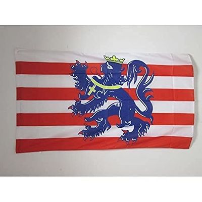 BANDERA de BRUJAS 150x90cm para palo - BANDERA DE BRUGGE EN FLANDES 90 x 150 cm - AZ FLAG